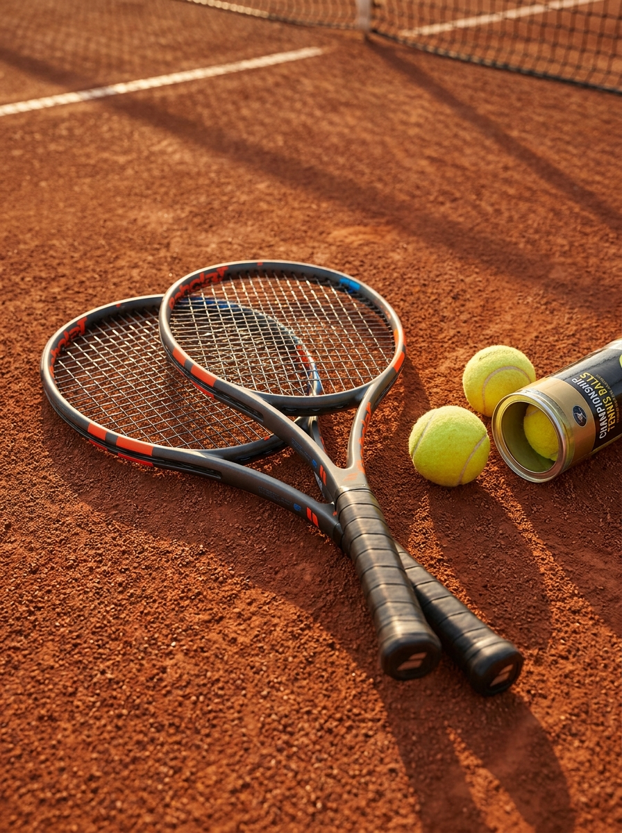 Racquets and balls
